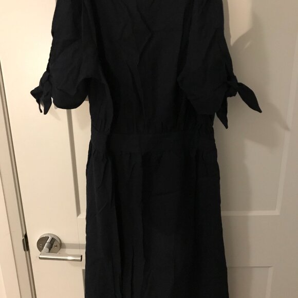 Buffalo David Bitton Mariposa Tie-Accent Sleeve Midi Dress - Picture 3 of 7